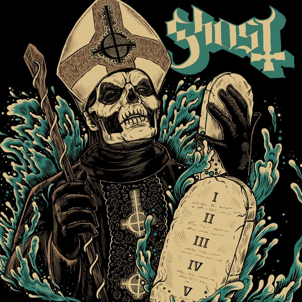 13 Commandments by Ghost, album cover