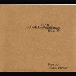 2000-06-08: Bercy, Paris, France (#10) by Pearl Jam, album cover