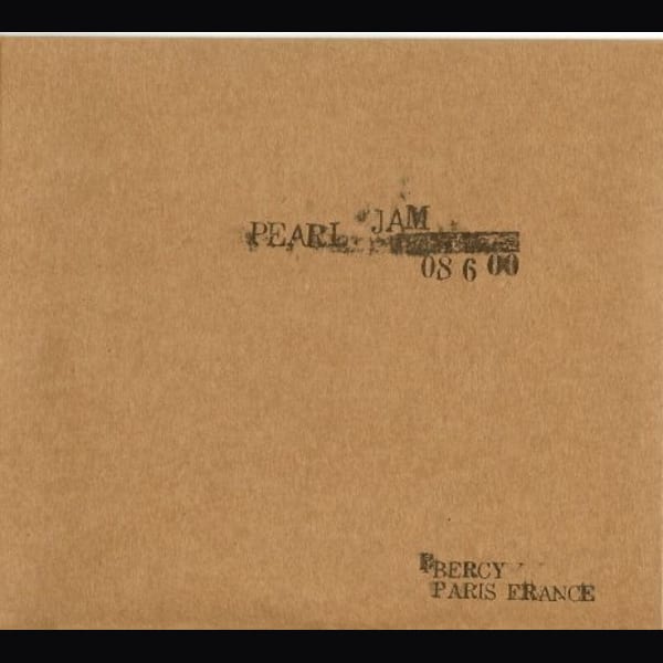 2000-06-08: Bercy, Paris, France (#10) by Pearl Jam, album cover