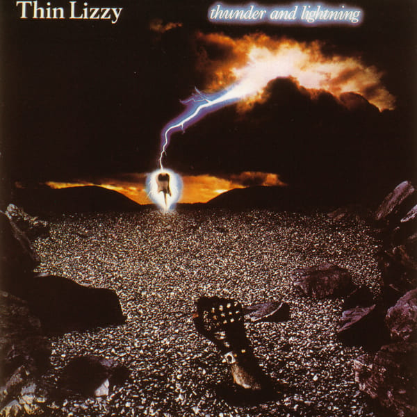 Thunder and Lightning by Thin Lizzy, album cover