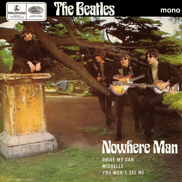 Nowhere Man by The Beatles, album cover
