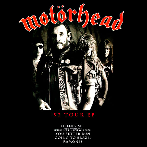 '92 Tour EP by Motörhead, album cover